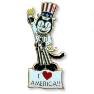 USA Kit-Cat Klock Lapel Pin